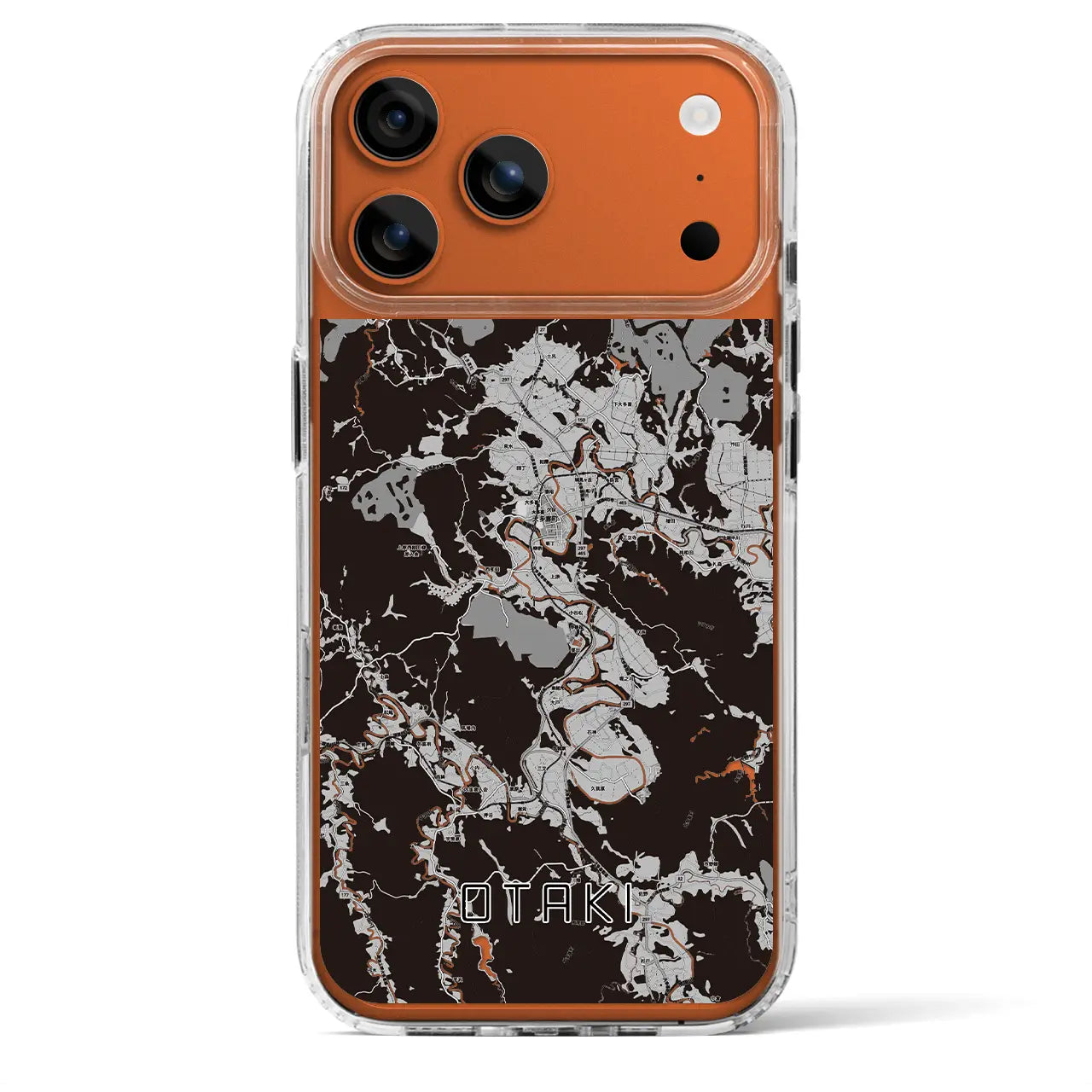 【大多喜（千葉県）】地図柄iPhoneケース（MagSafeタイプ）