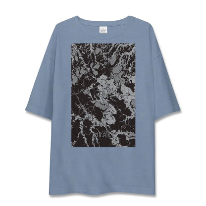 【大多喜（千葉県）】地図柄ビッグシルエットTシャツ
