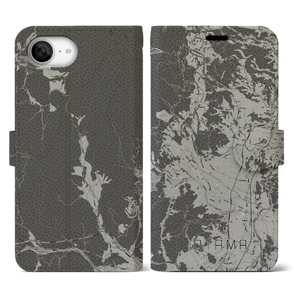 【大玉（福島県）】地図柄iPhoneケース（手帳タイプ）