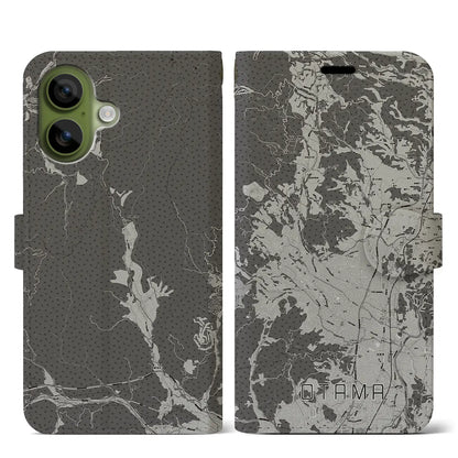 【大玉（福島県）】地図柄iPhoneケース（手帳タイプ）