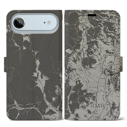 【大玉（福島県）】地図柄iPhoneケース（手帳タイプ）