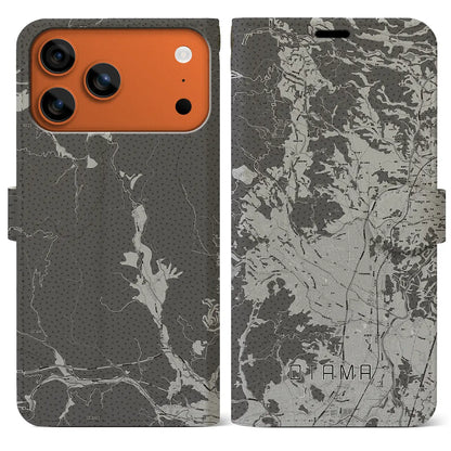 【大玉（福島県）】地図柄iPhoneケース（手帳タイプ）