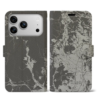 【大玉（福島県）】地図柄iPhoneケース（手帳タイプ）