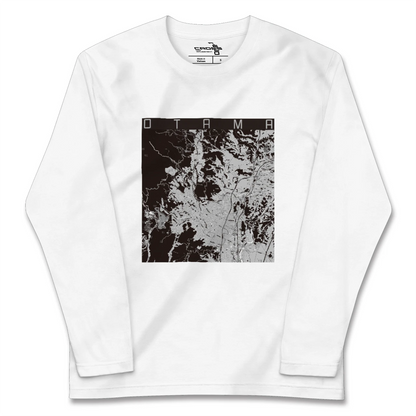 【大玉（福島県）】地図柄ロングスリーブTシャツ
