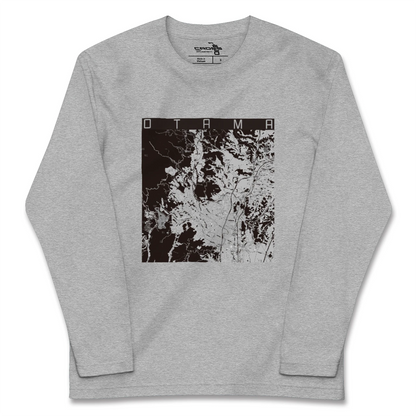 【大玉（福島県）】地図柄ロングスリーブTシャツ