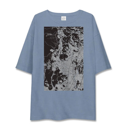 【大玉（福島県）】地図柄ビッグシルエットTシャツ
