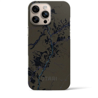 【小谷（長野県）】地図柄iPhoneケース（バックカバータイプ）