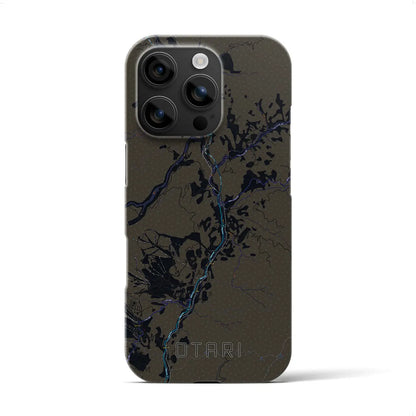 【小谷（長野県）】地図柄iPhoneケース（バックカバータイプ）