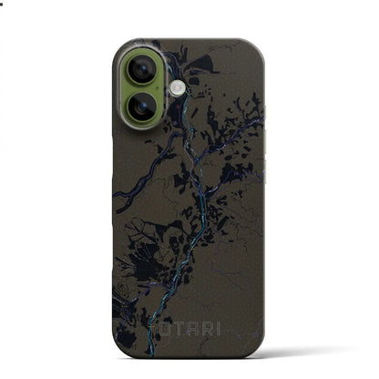 【小谷（長野県）】地図柄iPhoneケース（バックカバータイプ）