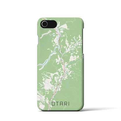 【小谷（長野県）】地図柄iPhoneケース（バックカバータイプ）