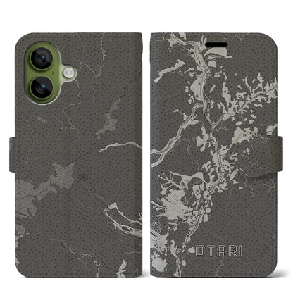 【小谷（長野県）】地図柄iPhoneケース（手帳タイプ）