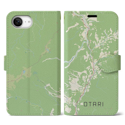 【小谷（長野県）】地図柄iPhoneケース（手帳タイプ）