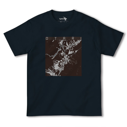 【小谷（長野県）】地図柄ヘビーウェイトTシャツ