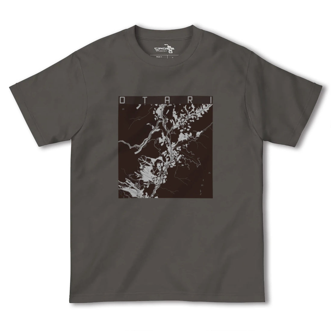 【小谷(長野県)】地図柄ヘビーウェイトTシャツ