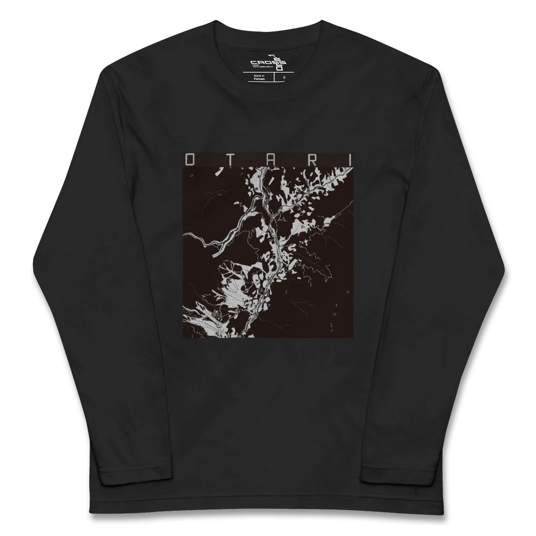 【小谷(長野県)】地図柄ロングスリーブTシャツ