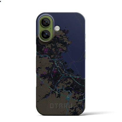 【小樽（北海道）】地図柄iPhoneケース（バックカバータイプ）