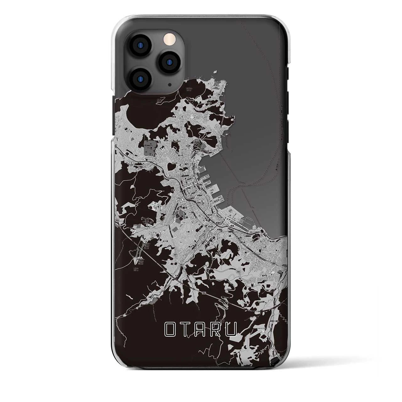 【小樽（北海道）】地図柄iPhoneケース（クリアタイプ）