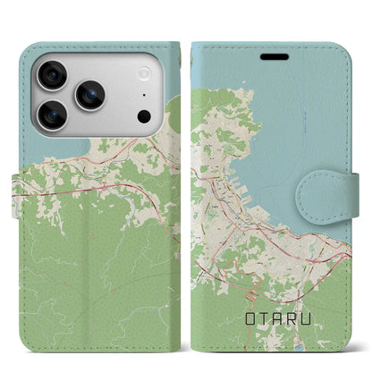 【小樽（北海道）】地図柄iPhoneケース（手帳タイプ）