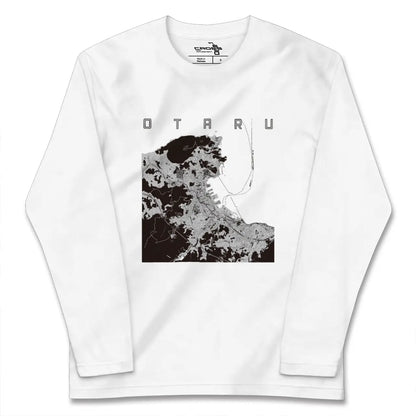 【小樽（北海道）】地図柄ロングスリーブTシャツ