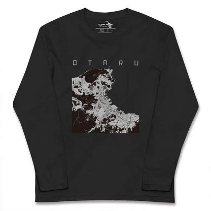 【小樽（北海道）】地図柄ロングスリーブTシャツ