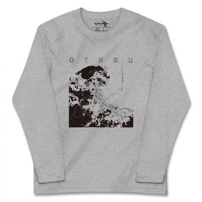 【小樽（北海道）】地図柄ロングスリーブTシャツ