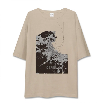 【小樽（北海道）】地図柄ビッグシルエットTシャツ