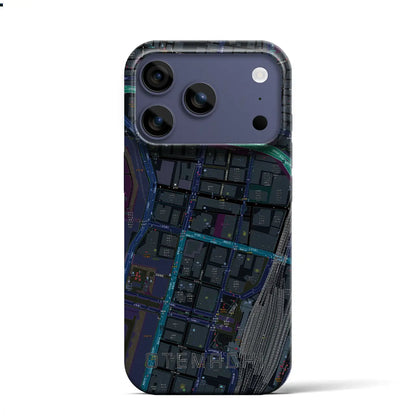 【大手町（東京都）】地図柄iPhoneケース（バックカバータイプ）