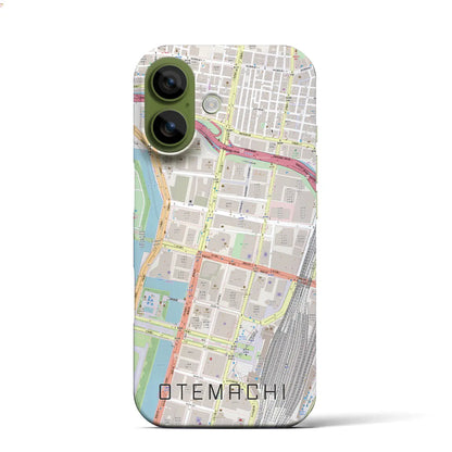 【大手町（東京都）】地図柄iPhoneケース（バックカバータイプ）