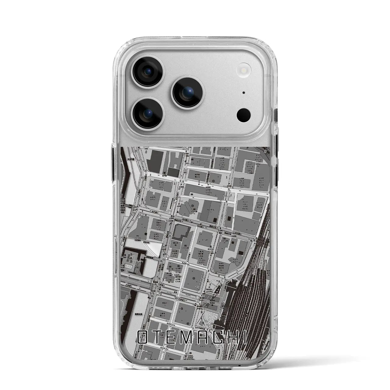 【大手町（東京都）】地図柄iPhoneケース（MagSafeタイプ）