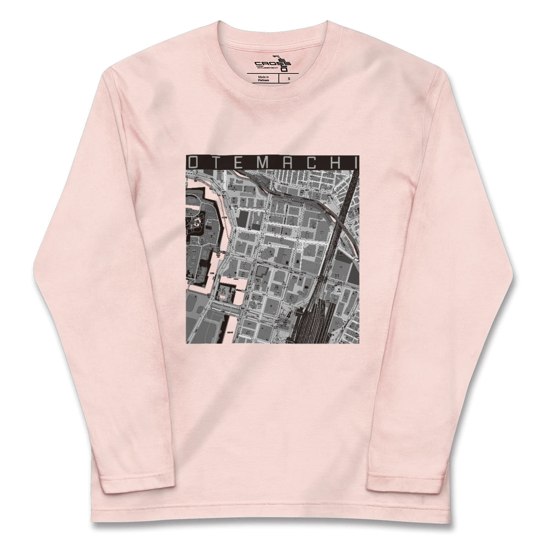 【大手町(東京都)】地図柄ロングスリーブTシャツ