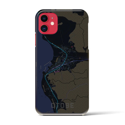 【乙部（北海道）】地図柄iPhoneケース（バックカバータイプ）