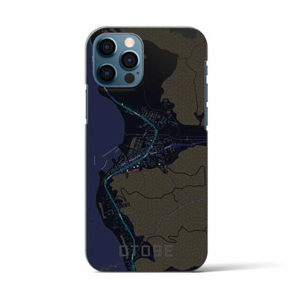 【乙部（北海道）】地図柄iPhoneケース（バックカバータイプ）