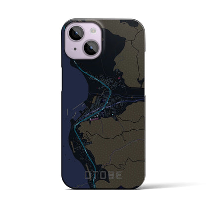 【乙部（北海道）】地図柄iPhoneケース（バックカバータイプ）