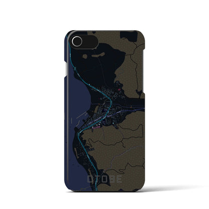 【乙部（北海道）】地図柄iPhoneケース（バックカバータイプ）