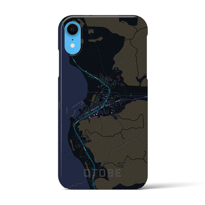 【乙部（北海道）】地図柄iPhoneケース（バックカバータイプ）