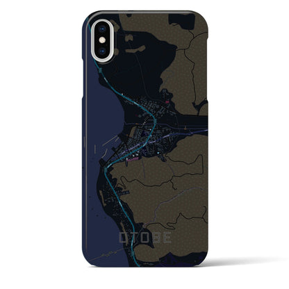 【乙部（北海道）】地図柄iPhoneケース（バックカバータイプ）