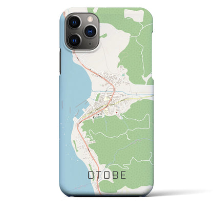 【乙部（北海道）】地図柄iPhoneケース（バックカバータイプ）