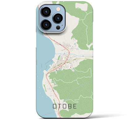 【乙部（北海道）】地図柄iPhoneケース（バックカバータイプ）