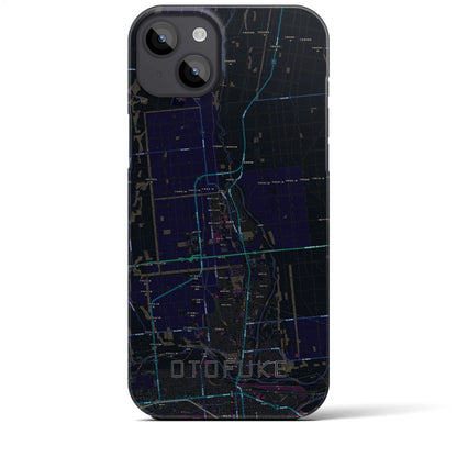 【音更（北海道）】地図柄iPhoneケース（バックカバータイプ）