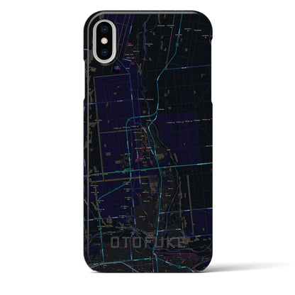 【音更（北海道）】地図柄iPhoneケース（バックカバータイプ）