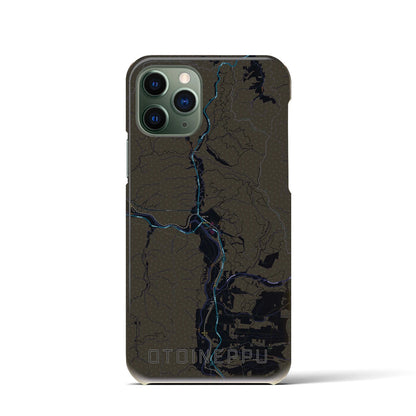 【音威子府（北海道）】地図柄iPhoneケース（バックカバータイプ）