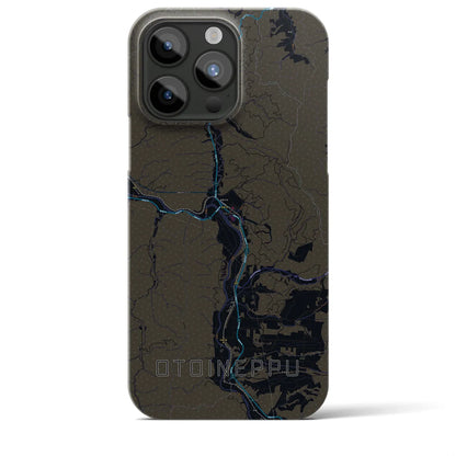 【音威子府（北海道）】地図柄iPhoneケース（バックカバータイプ）