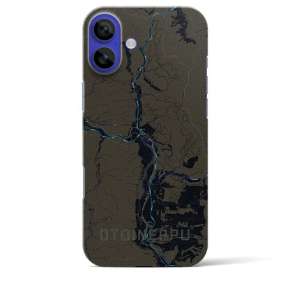 【音威子府（北海道）】地図柄iPhoneケース（バックカバータイプ）