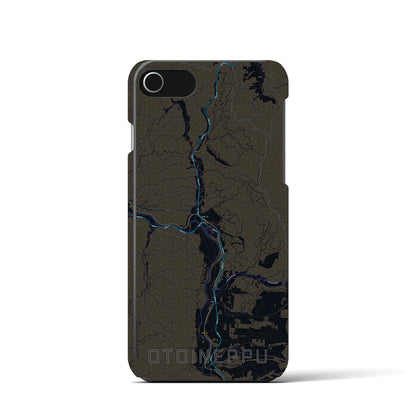 【音威子府（北海道）】地図柄iPhoneケース（バックカバータイプ）