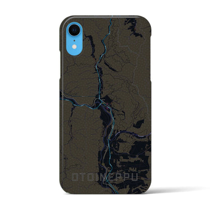 【音威子府（北海道）】地図柄iPhoneケース（バックカバータイプ）