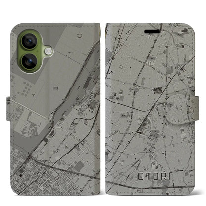 【鳳（大阪府）】地図柄iPhoneケース（手帳タイプ）