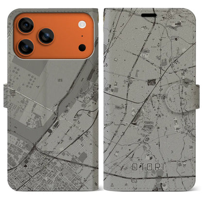 【鳳（大阪府）】地図柄iPhoneケース（手帳タイプ）