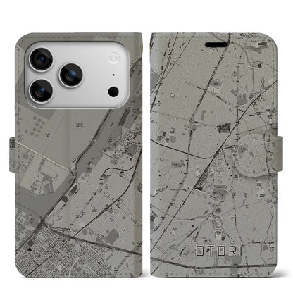 【鳳（大阪府）】地図柄iPhoneケース（手帳タイプ）