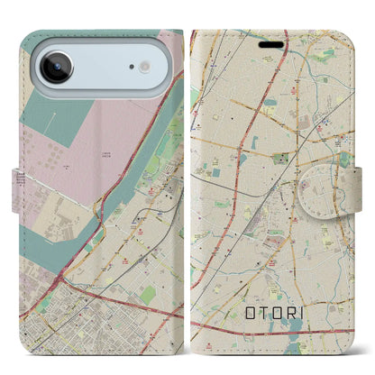 【鳳（大阪府）】地図柄iPhoneケース（手帳タイプ）