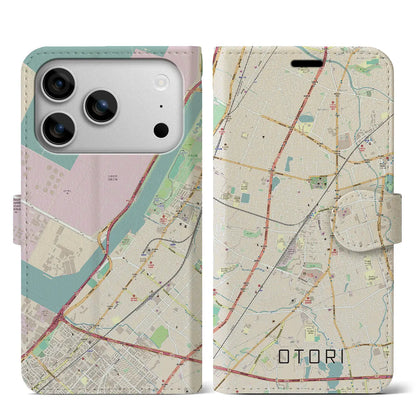 【鳳（大阪府）】地図柄iPhoneケース（手帳タイプ）